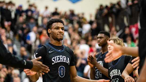 Sierra Canyon Jesuit Les schwab invitational 2022 Naji Saker-5
